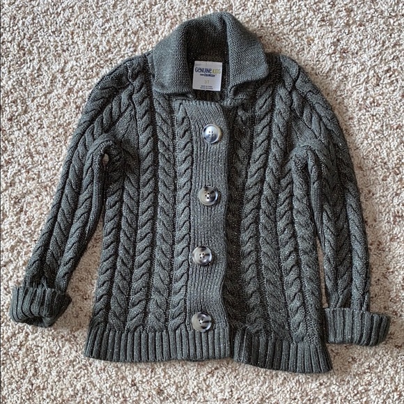 OshKosh B'gosh Other - Olive green cardigan sweater - 3T